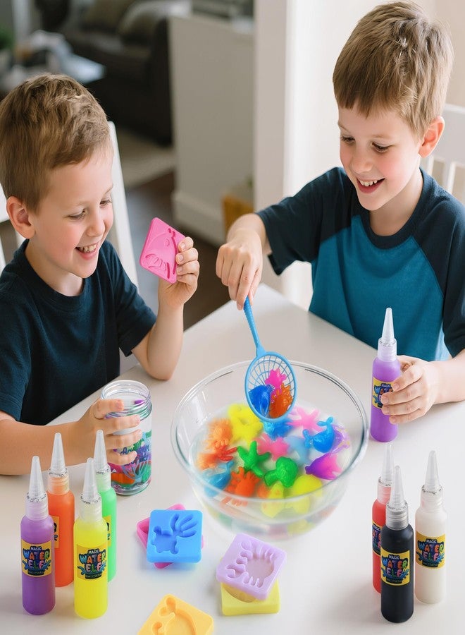 MINISENTIALS Magic Water Elf Toy Kit - Crafts Kit for Kids - Magic Gel Water Pets with Aquarium Bottle - Make Your Own Squishies Crafts Toys - Kids Christmas Birthday Gifts Party Favor for Girls Boys Ages 3+ - Image 5